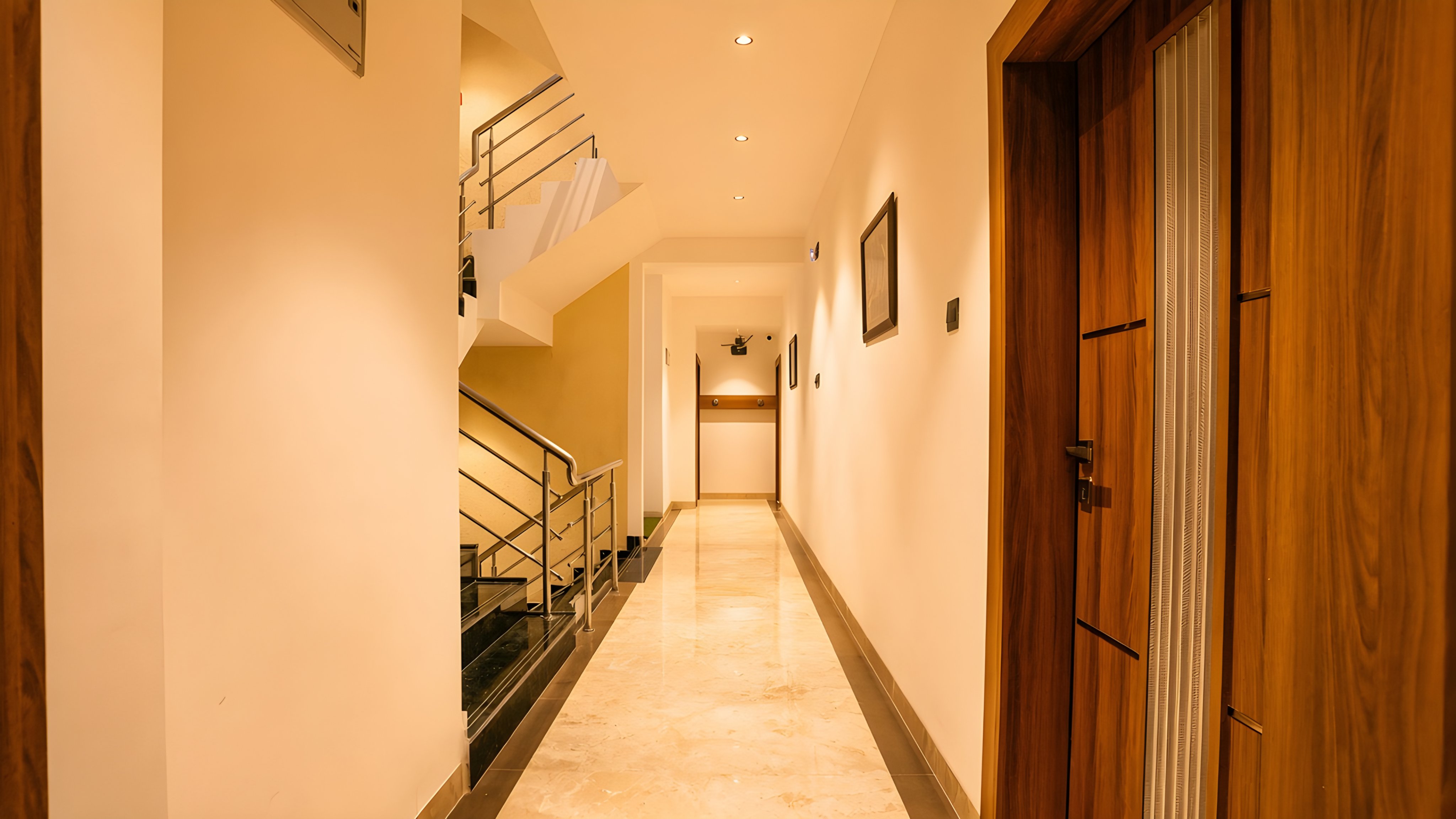 Corridor and staircase