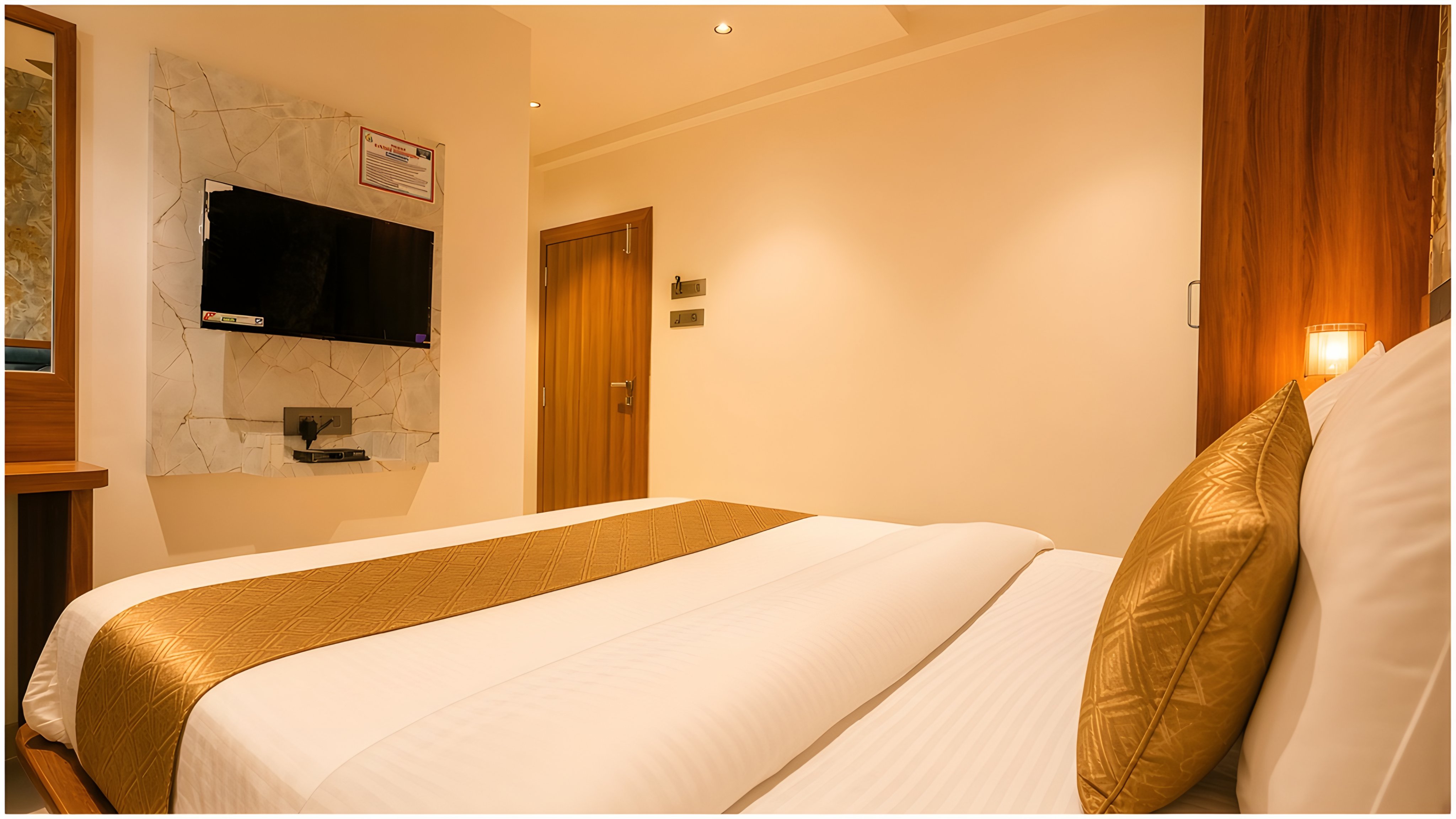 Television wall in a deluxe room