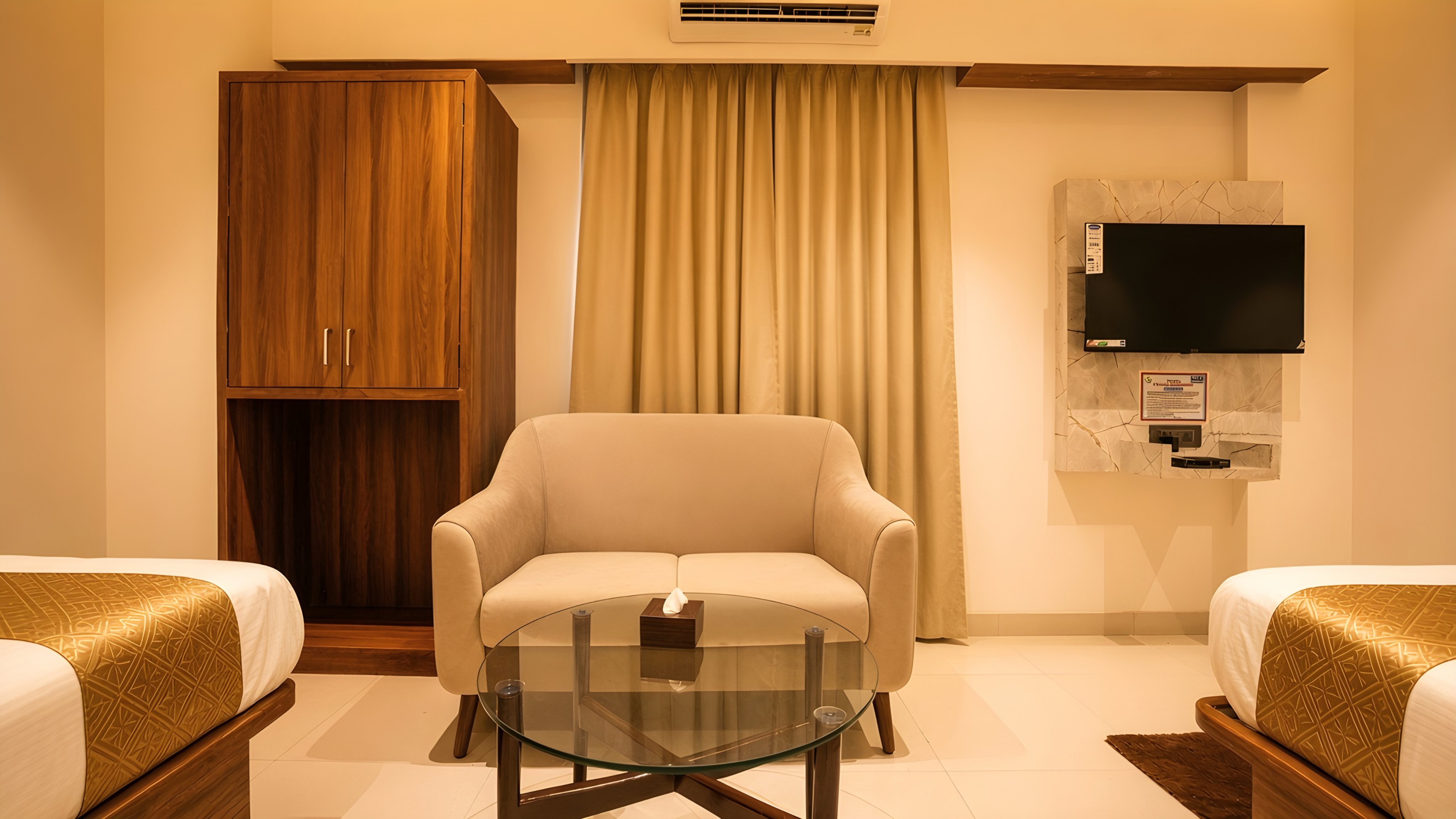 Sitting corner in the suite